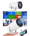 Sinema Projektörü Android HDMI USB WİFİ Ses Çıkışlı Ayaklı Projeksiyon Taşınabilir