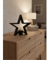 Siyah Yıldız Şeklinde Mumluk Loş Işık Dekor Aksesuarı