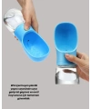 Sızdırma Önleyici Silikon Halkalı Pet Su Dispenseri Gezi Seyahat İçin