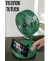 Soğutucu Vantilatör Telefon Standlı Mini Fan