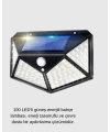 Solar Güçlü 100 LED Bahçe Lambası – Enerji Tasarruflu, Suya Dayanıklı ve Geniş Açılı Işık