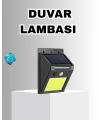 Solar Güçlü LED Dış Mekan Lambası – Güneş Enerjisiyle Şarj Olan Sensörlü Bahçe Işığı
