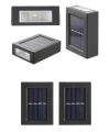 Solar Güneş Enerjili Çift Taraflı Duvar Lambası Çift Taraflı Duvar Lamba Güneş Enerjili