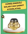 Solar Güneş Enerjili Dekoratif Cam Lamba