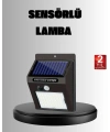 Solar LED Bahçe Aydınlatma – Hareket Sensörlü, Güneş Paneliyle Şarj Olan, IP65 Dayanıklı