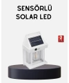 Solar Sensörlü Dış Mekan Lamba 3 Işık Modlu ve IP65 Dayanıklı