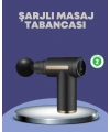 Sporcu Kas Masaj Tabancası 6 Kademe Güçlü Titreşim 4 Başlık Şarjlı Masaj Aleti