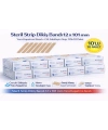 Steril Strip Dikiş Bandı 12 x 101 mm Yara Kapatma Bandı Cilt Sabitleyici Strip 10’lu 10 Paket
