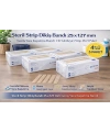 Steril Strip Dikiş Bandı 25 x 127 mm Geniş Yara Kapatma Bandı Cilt Sabitleyici Strip 4’lü 5 Paket