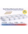 Steril Strip Dikiş Bandı 6 x 101 mm Yara Kapatma Bandı Cilt Sabitleyici Strip 6’lı 10 Paket