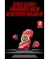Stres Çarklı  Kulaklığı Güçlü Bass  Bluetooth Kulaklık Kablosuz