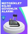 Su Geçirmez Alarm Disk Kilidi Motosiklet Scooter Bisiklet Güvenlik