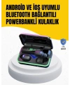 Su Geçirmez E10 Bluetooth Kulaklık Powerbank ve Gürültü Engelleme