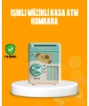 Su Yeşili ATM Kasa Görünümlü Elektronik Şifreli Çocuk Kumbarası
