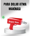 Super Money Gun Para Saçma Tabancası Yüksek Atış Güçlü Kırmızı Model
