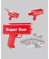 Super Money Gun Para Saçma Tabancası Yüksek Atış Güçlü Kırmızı Model