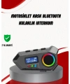 Suya Dayanıklı Bluetooth  İnterkom 5.4 Hoparlör 500mAh Batarya ve FM Radyo Özellikli