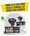 TA-01 3 Kameralı 1080P Araç Kamerası Siyah