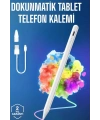 Tablet Kalemi iOS Android Windows Uyumlu Yedek Uçlu Universal Çizim Kalemi