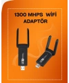 Tak-Çalıştır Özellikli Çift Bant WiFi Adaptör – 1200 Mbps
