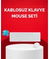 Tam Boy Kablosuz Klavye Mouse Seti - Gelişmiş Bağlantı ve Sessiz Performans
