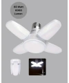 Tasarruflu Pervane LED Ampül 4 Kollu 60 Watt Geniş Alan Aydınlatma