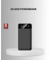 Taşınabilir 20.000 mAh Hızlı Şarj Powerbank 4 Çıkışlı