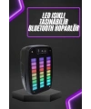 Taşınabilir 6.5 inç LED Bluetooth Kareoke Hoparlör RGB Işıklı Radyolu