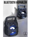 Taşınabilir Bluetooth Hoparlör Led Işıklı Uzun Pil Ömrü