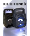 Taşınabilir Bluetooth Hoparlör Led Işıklı Uzun Pil Ömrü