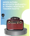 Taşınabilir Bluetooth Hoparlör – Modern Teknoloji ile Nostaljik Radyo Deneyimi, FM/AM Fonksiyonu