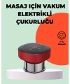 Taşınabilir Elektrikli Kupa Terapisi Masaj Cihazı Boyun Sırt Bacak