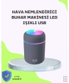 Taşınabilir Hava Nemlendirici – Renkli Işık ve USB Bağlantı