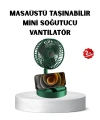Taşınabilir Katlanabilir Mini Fan 3 Kademeli Şarj Edilebilir