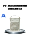 Taşınabilir Mini Klima Fan 3’ü 1 Arada Soğutucu, Nemlendirici ve Gece Lambası