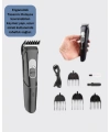 Taşınabilir Şarjlı Saç Sakal Tıraş Makinesi – 3 Taraklı, Sessiz ve Ergonomik