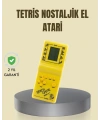 Taşınabilir Tetris Oyunu El Konsolu – Dayanıklı Plastik, Pil ile Çalışan Retro Oyun Aleti