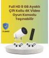 TÇift Kollu Tasarımlı Kablosuz Projeksiyon – 4K, 10.000 Oyun ve Smart App Desteği
