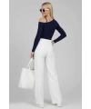 Tek Omuz İpli Bluz Lacivert T4328