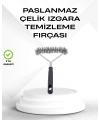 Tel Izgara Temizleme Fırçası BBQ Sonrası Kolay Temizlik