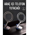 Telefon Tutucu Tüm Arabalara Uyumlu Araç İçi Katlanabilir Manyetik Tasarım
