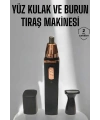 Tıraş Makinesi Kulak Burun ve Yüz Temizleyici Şarjlı Mini