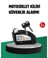 Titreşim Sensörlü Alarm Disk Kilidi Motosiklet Scooter Bisiklet