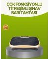 Titreşimli Egzersiz Platformu Evde Fitness ve Kas Güçlendirme