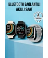 Titreşimli, Sağlık Takipli, Yeni Nesil Akıllı Saat  400mAh Batarya Kapasiteli