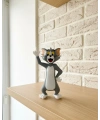 Tom Kedi Biblo 22 cm Hediyelik Dekoratif Ev Ofis Aksesuarı