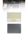 Touchpad Tüm Cihazlara Uyumlu Bluetooth Klavye Touchpad Slim Kablosuz Wifi Q Klavye