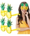 Tropikal Hawaii Ananas Şekilli Parti Gözlüğü 9.5 x 14 cm