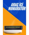 Tüm Araçlara Uyumlu Araç Içi Park Numaratör Oto Araç Numaratör