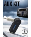 Tüm Araçlara Uyumlu Aux Car Bluetooth Kablosuz Araç Bağlantı Kiti